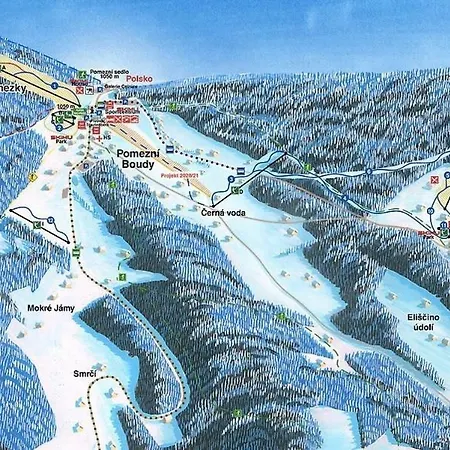 シャレー Horska Rychnovska Bouda U Skiarealu